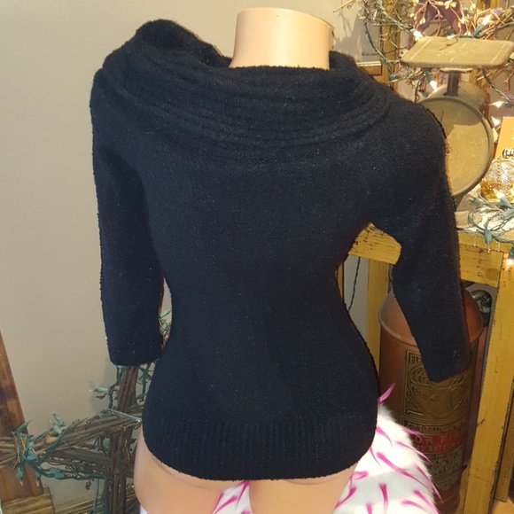 Bebe turtleneck popcorn sweater M - Picture 4 of 6